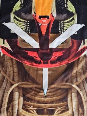 Givenchy Masai Face Robot Warrior Pencil Skirt Italian Size 40